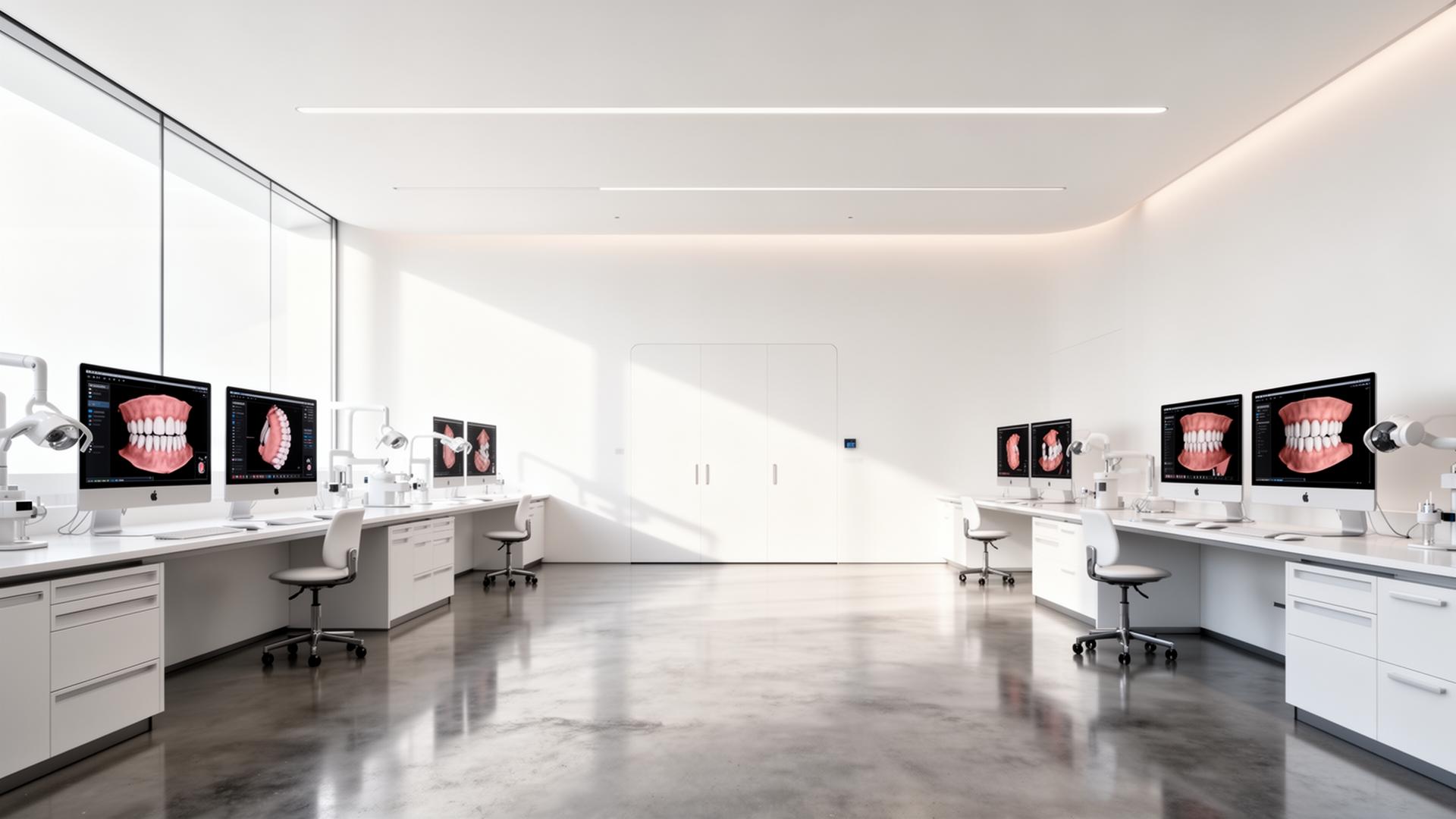 Intérieur du laboratoire dentaire